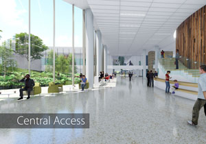 CentralAccess_web Main corridor in new pavilion