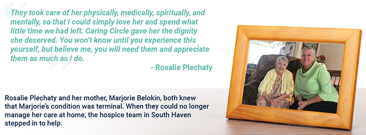 Hospice mother and daughter from South Haven Hospice mother and daughter from South Haven